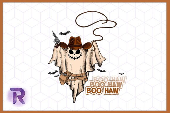 Boo Haw Cool Western Boo Halloween