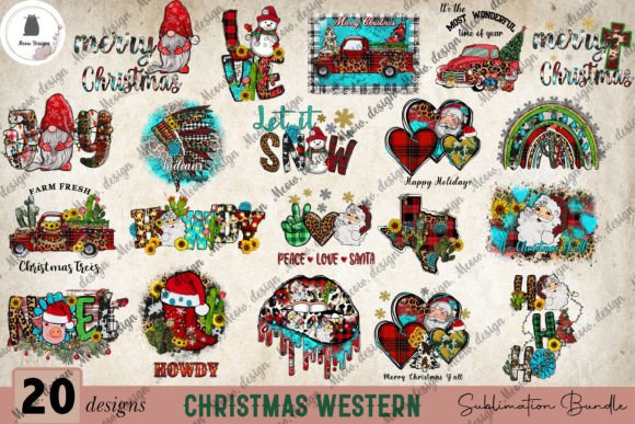 Christmas Western Bundle PNG Review