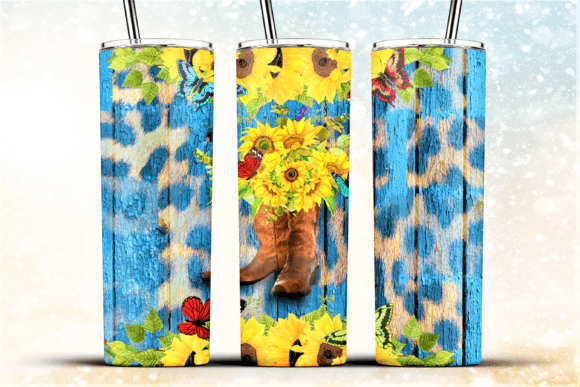Cowboy Boots Tea Wood Leopard 20oz Wrap Review