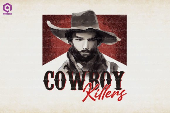 Cowboy Killers PNG: A Designer’s Take on Western Embroidery