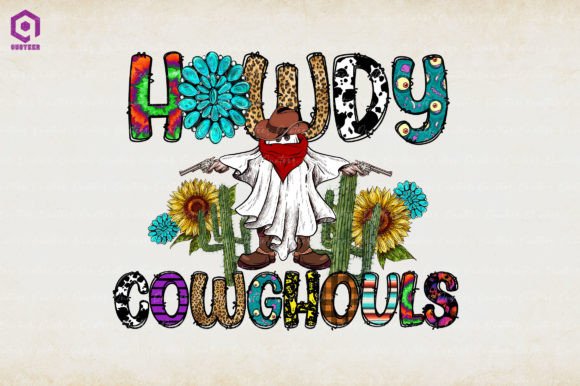 Howdy Cowghouls Western Halloween