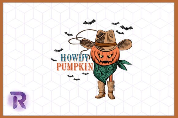 Howdy Pumpkin Boo Haw Western Halloween