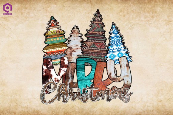 Merry Christmas Western Trees Embroidery Review