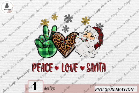 Peace Love Santa Western PNG Review