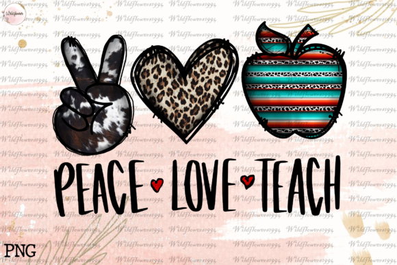 Peace Love Teach Teacher Western Embroidery Review