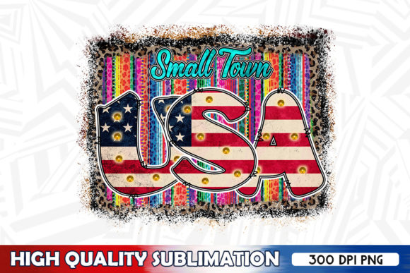 Small Town USA Western 4th of July PNG Review