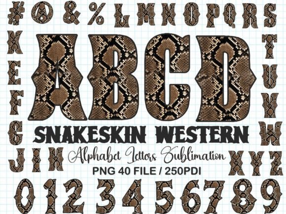 Snakeskin Western Alphabet Sublimation Review