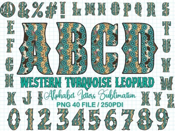Turquoise Western Cowhide Alphabet Embroidery Review