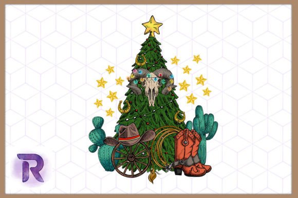 Western Christmas Trees Boho Skull Review