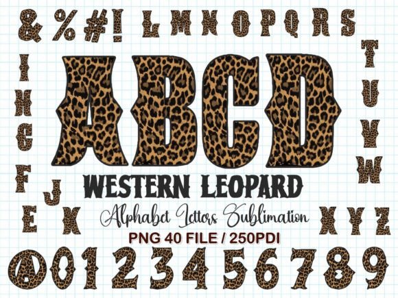 Western Leopard Alphabet Sublimation Review
